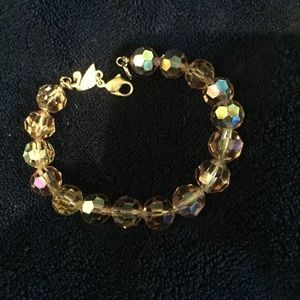 Authentic Swarovski Opalescent Bead Bracelet